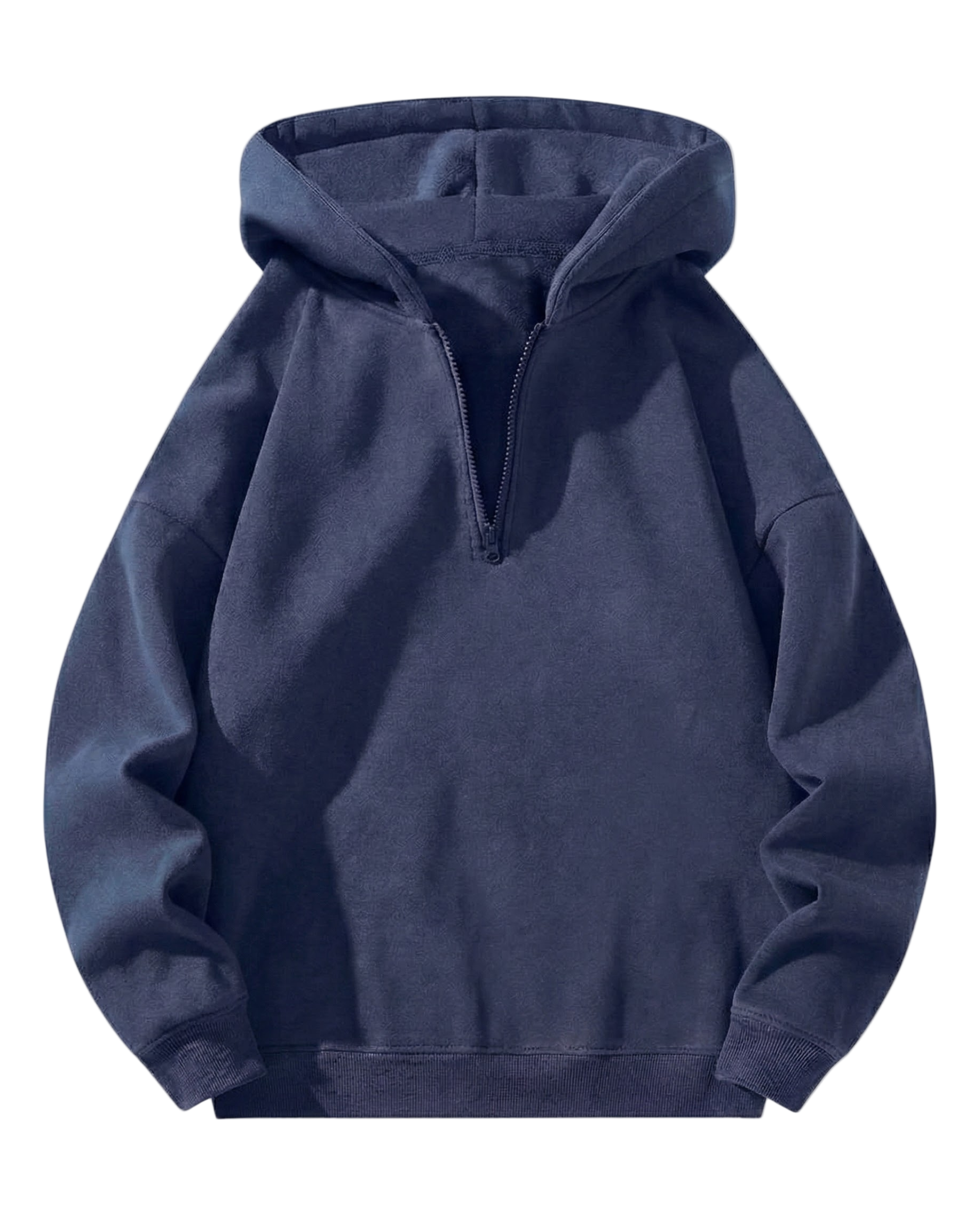 NAVY BLUE HOOD QUARTER