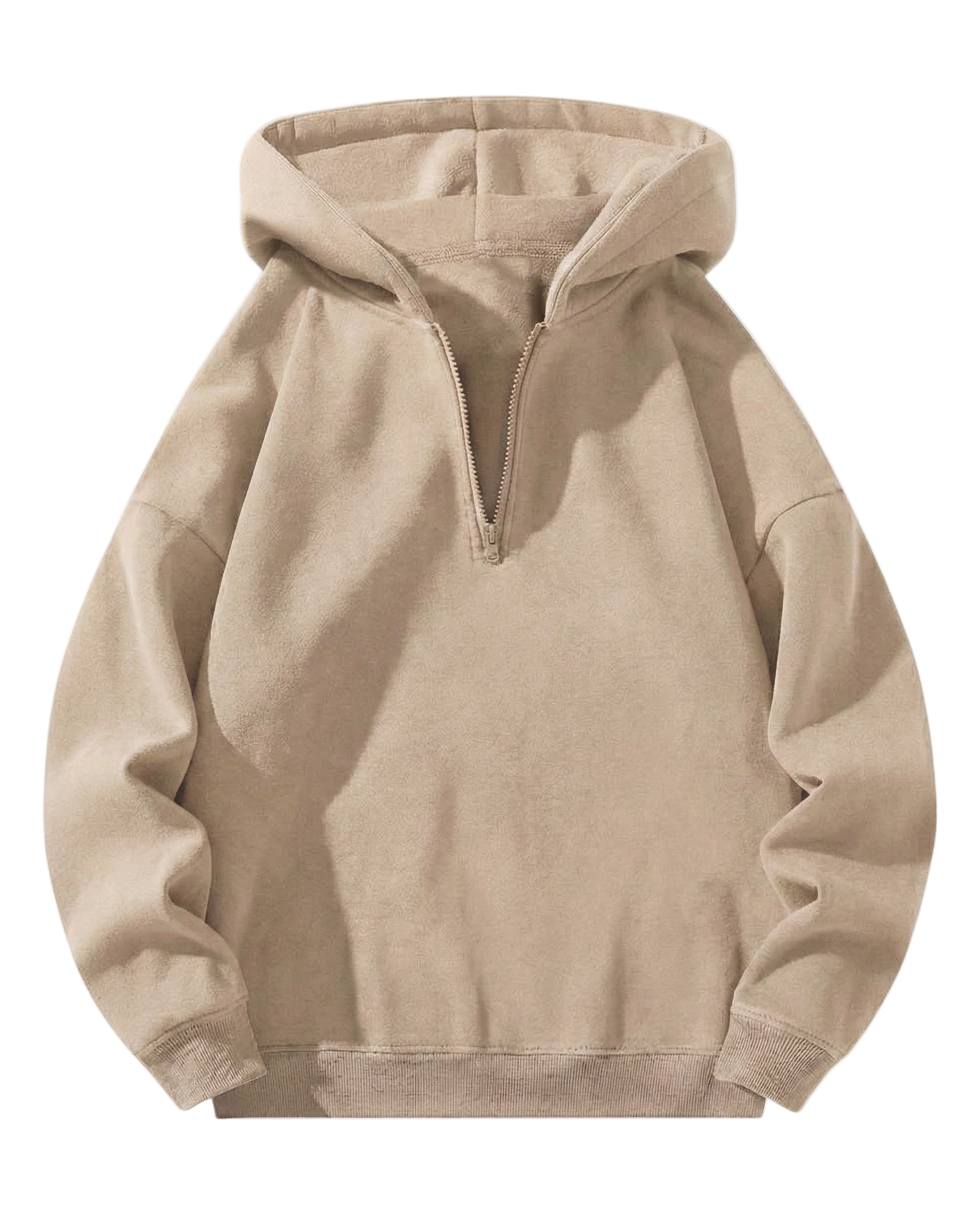 BEIGE HOOD QUARTER