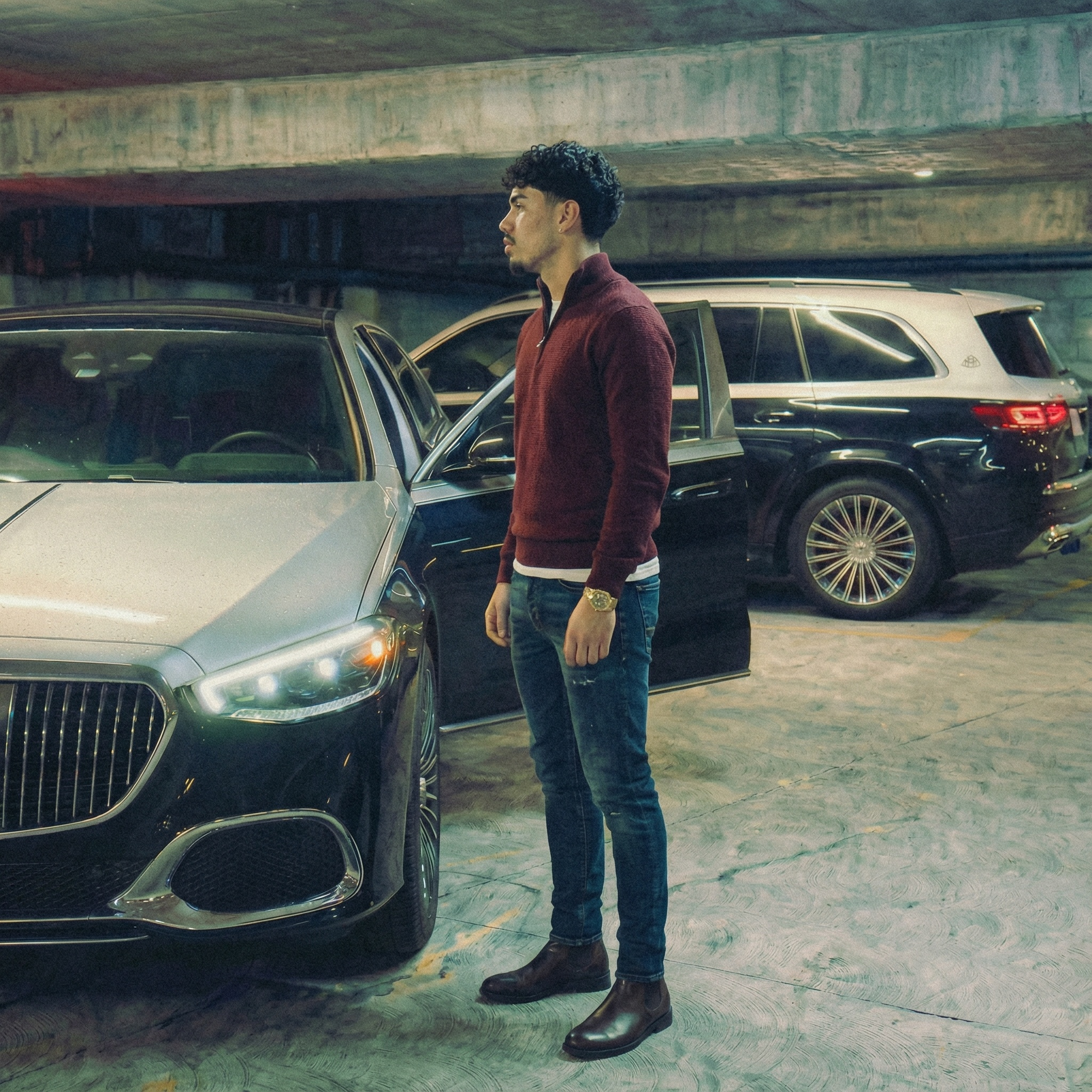 Wine Red Gentlemen's Quarter