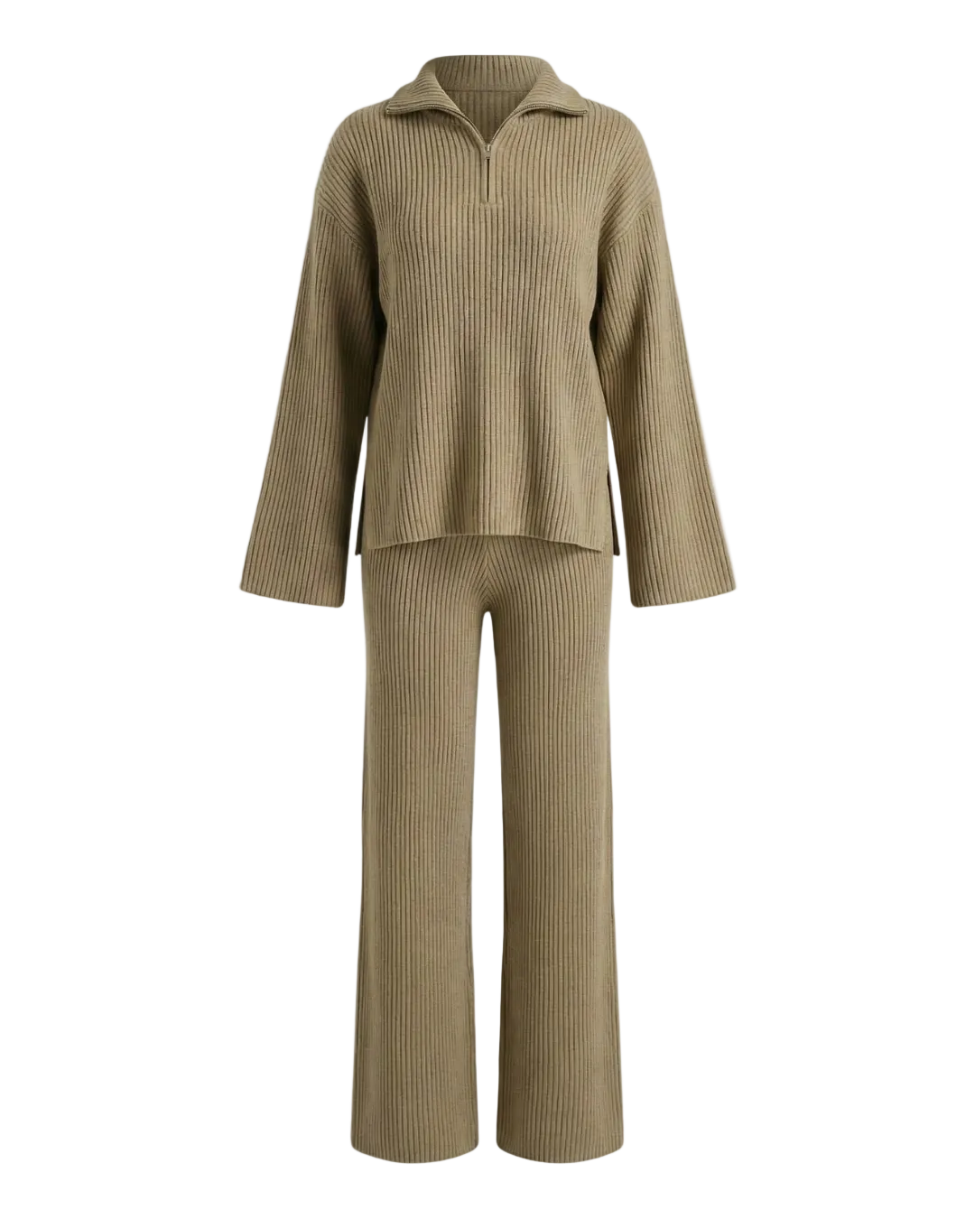KHAKI QUARTER SET